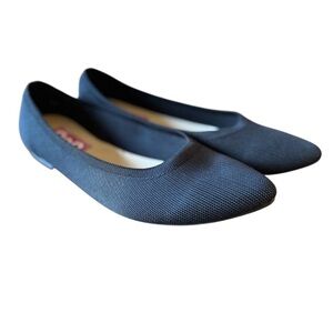 Pop Memory Foam Women's Black Ballerina Flats size 10